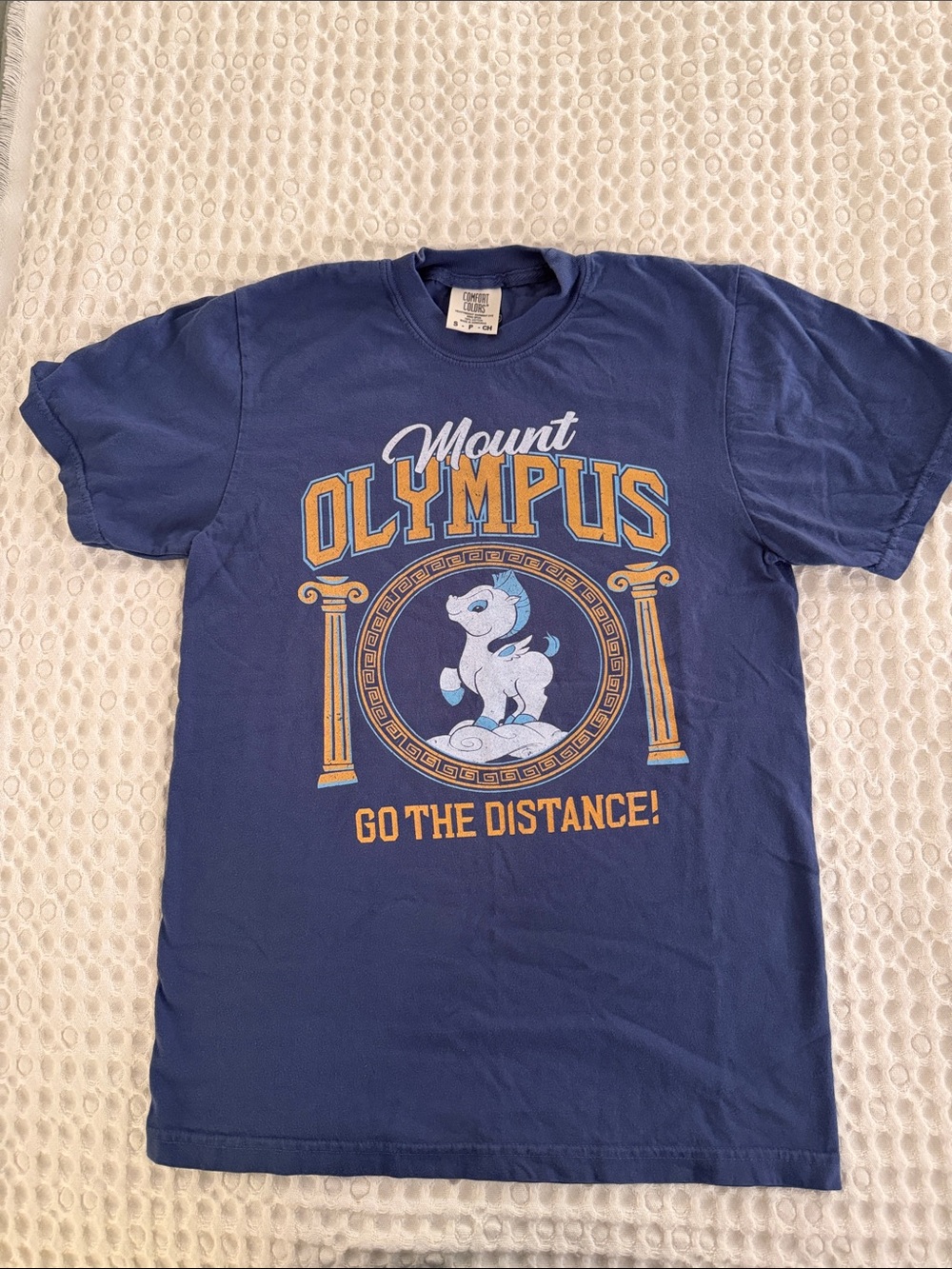 Mount Olympus Blue Graphic Tee - Go The Distance